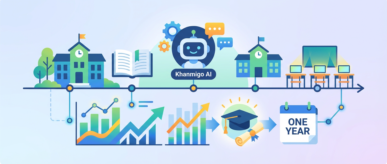 One Year of Khanmigo in Real Classrooms: What the Data Actually Reveals About AI Tutoring